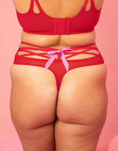High-String Chérie Red/Pink