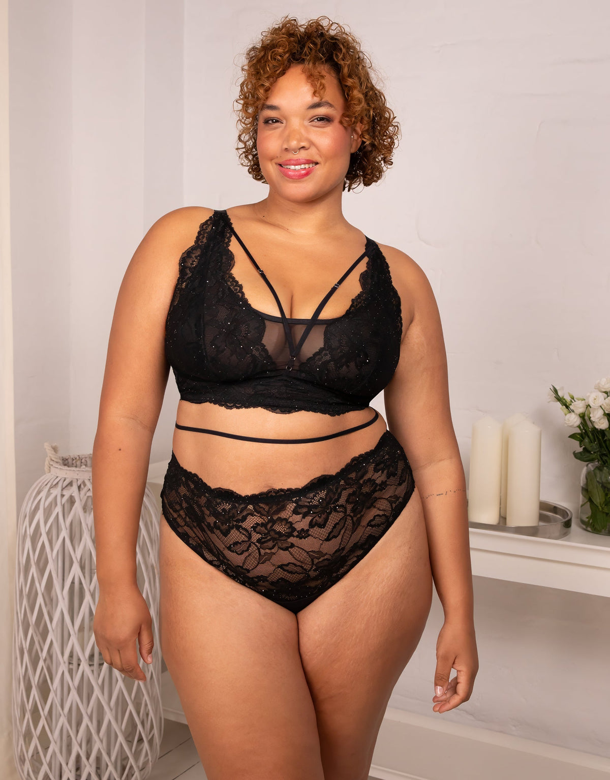 High-String Glam Black