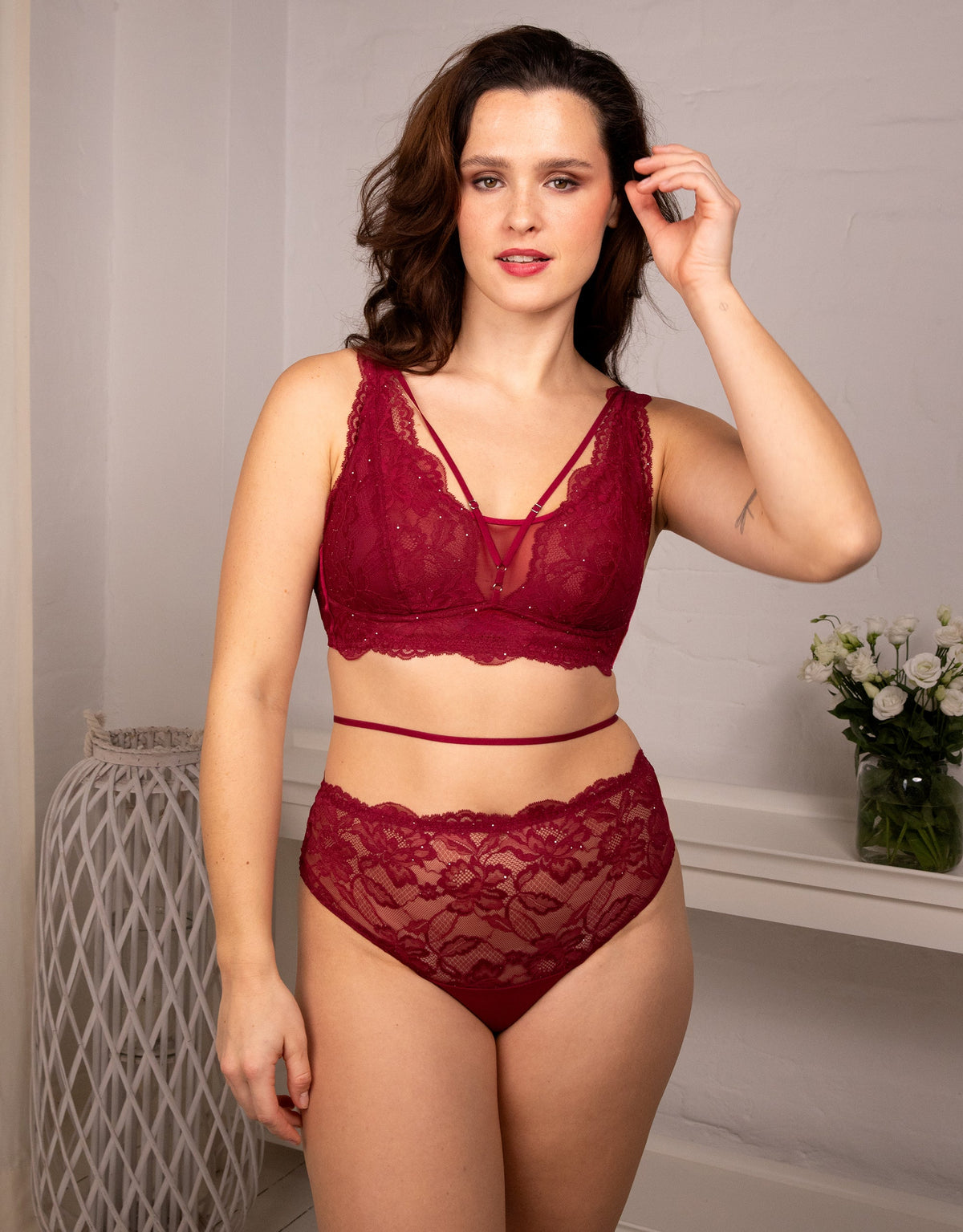 High-String Glam Bordeaux