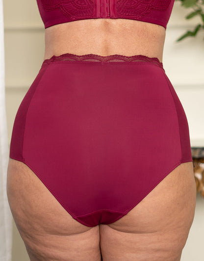High-Waist-Panty Clara Bordeaux