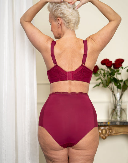 High-Waist-Panty Clara Bordeaux