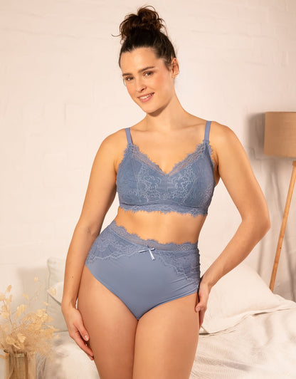 High-Waist-Panty Sensla Bluegrey