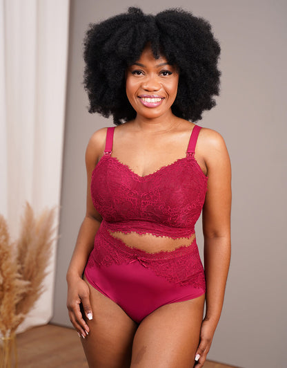 High-Waist-Panty Sensla Bordeaux