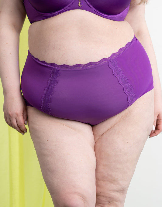 High-Waist-Panty Voilà Purple