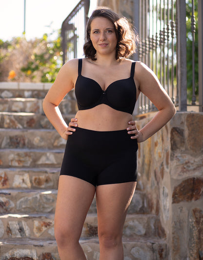 High-Waist-Shorts Basic Black