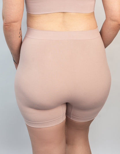 High-Waist-Shorts Freeda Bamboo Taupe