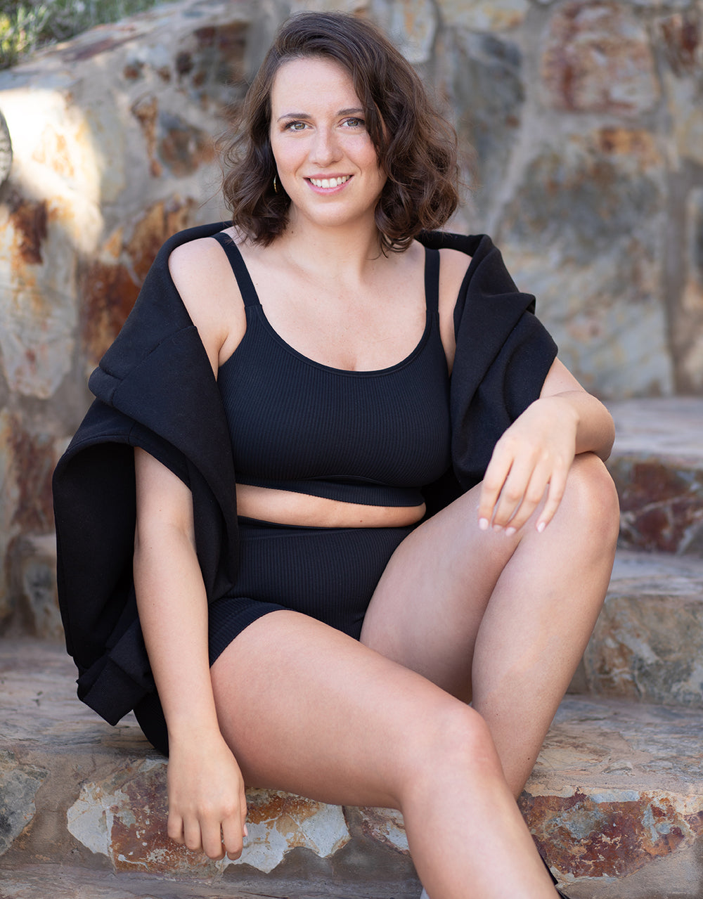 High-Waist-Shorts Freeda Black