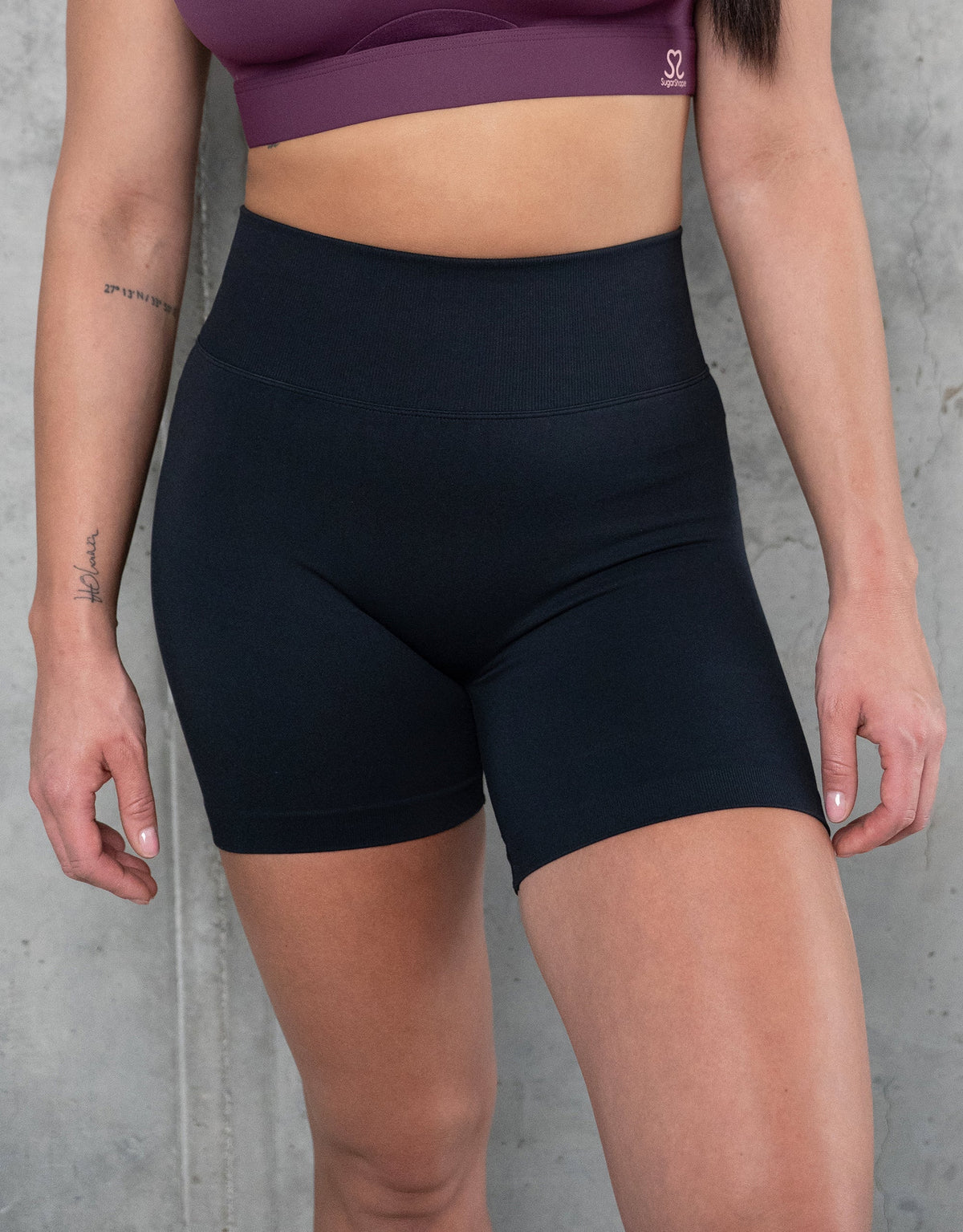 High-Waist-Shorts Shapey Black