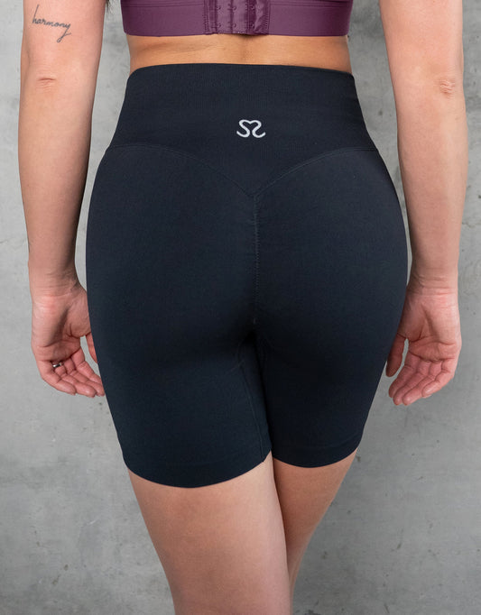 High-Waist-Shorts Shapey Black
