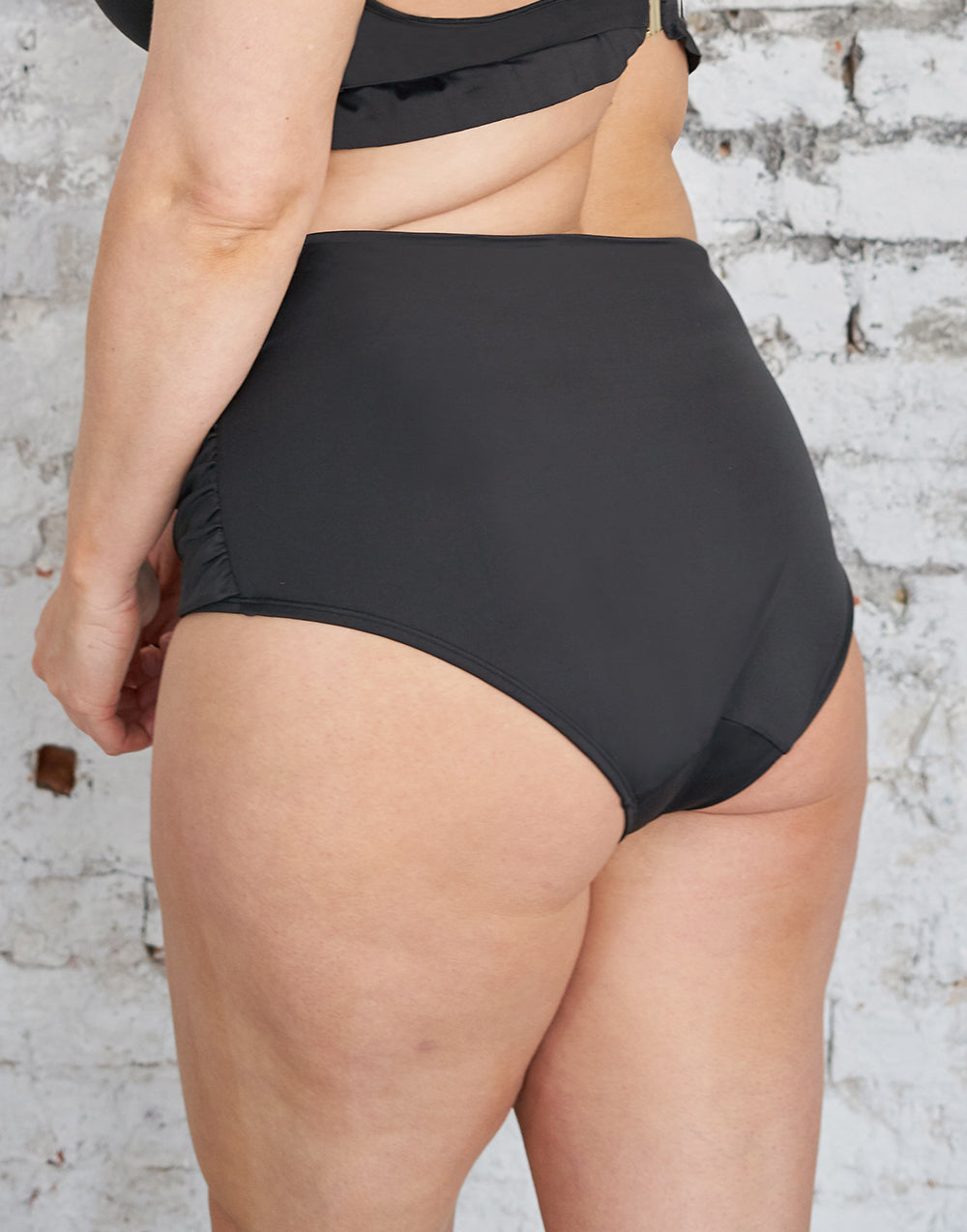 Bikini-High-Waist-Panty Valencia Black