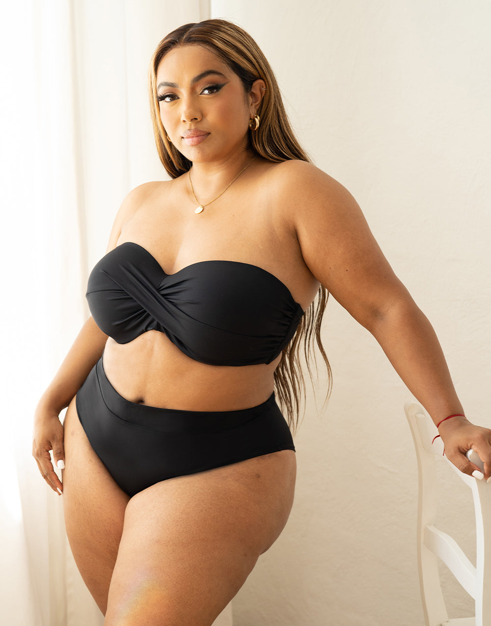Bikini-High-Panty Monaco Black