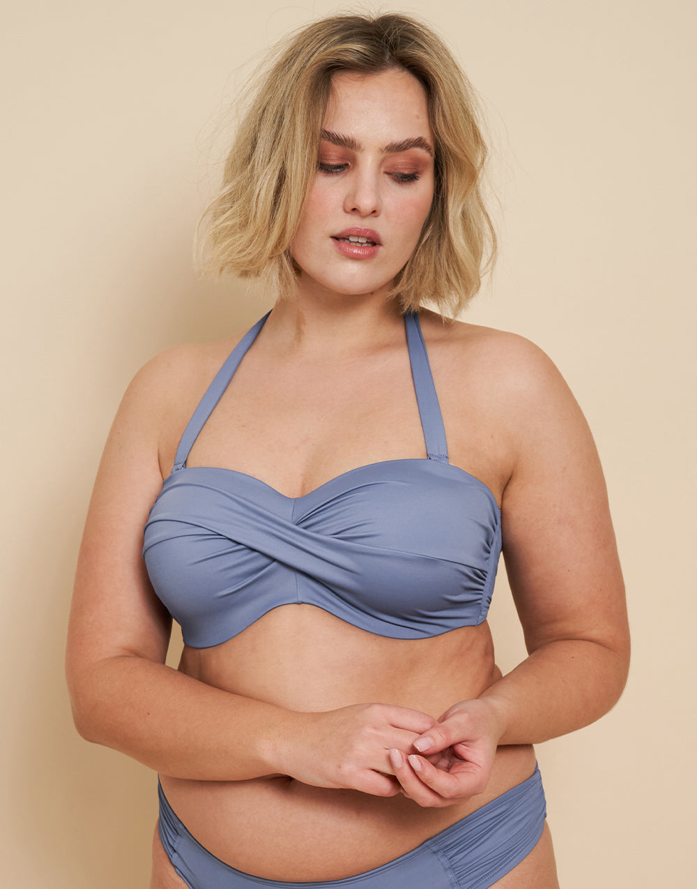 Multiway-Bikini-Top Monaco Doveblue