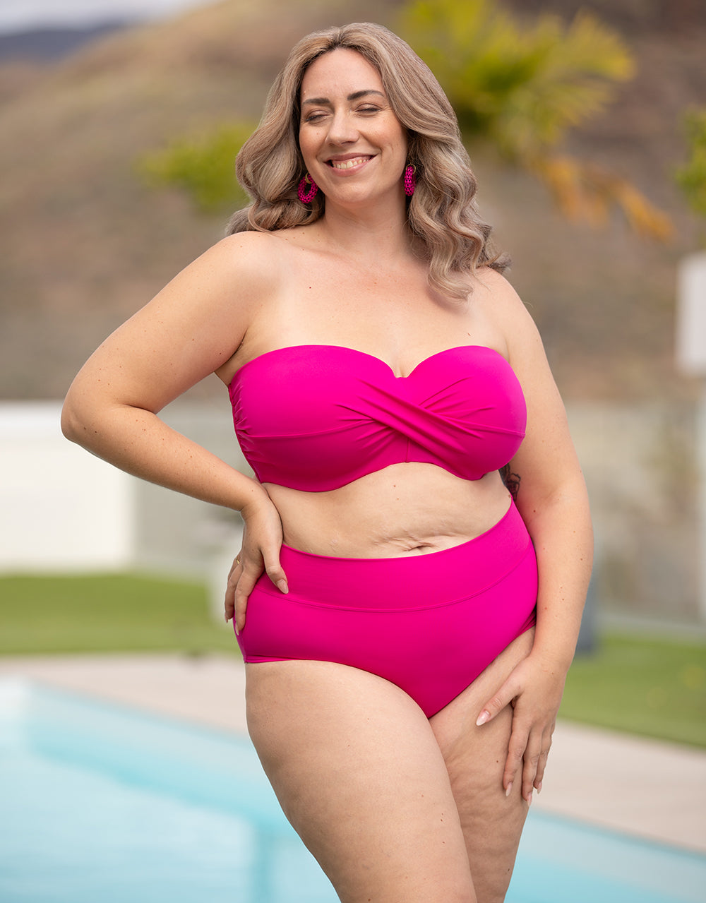 Multiway-Bikini-Top Monaco Pink