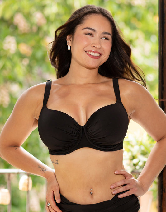 Schalen-Bikini-Top Valencia Chic Black