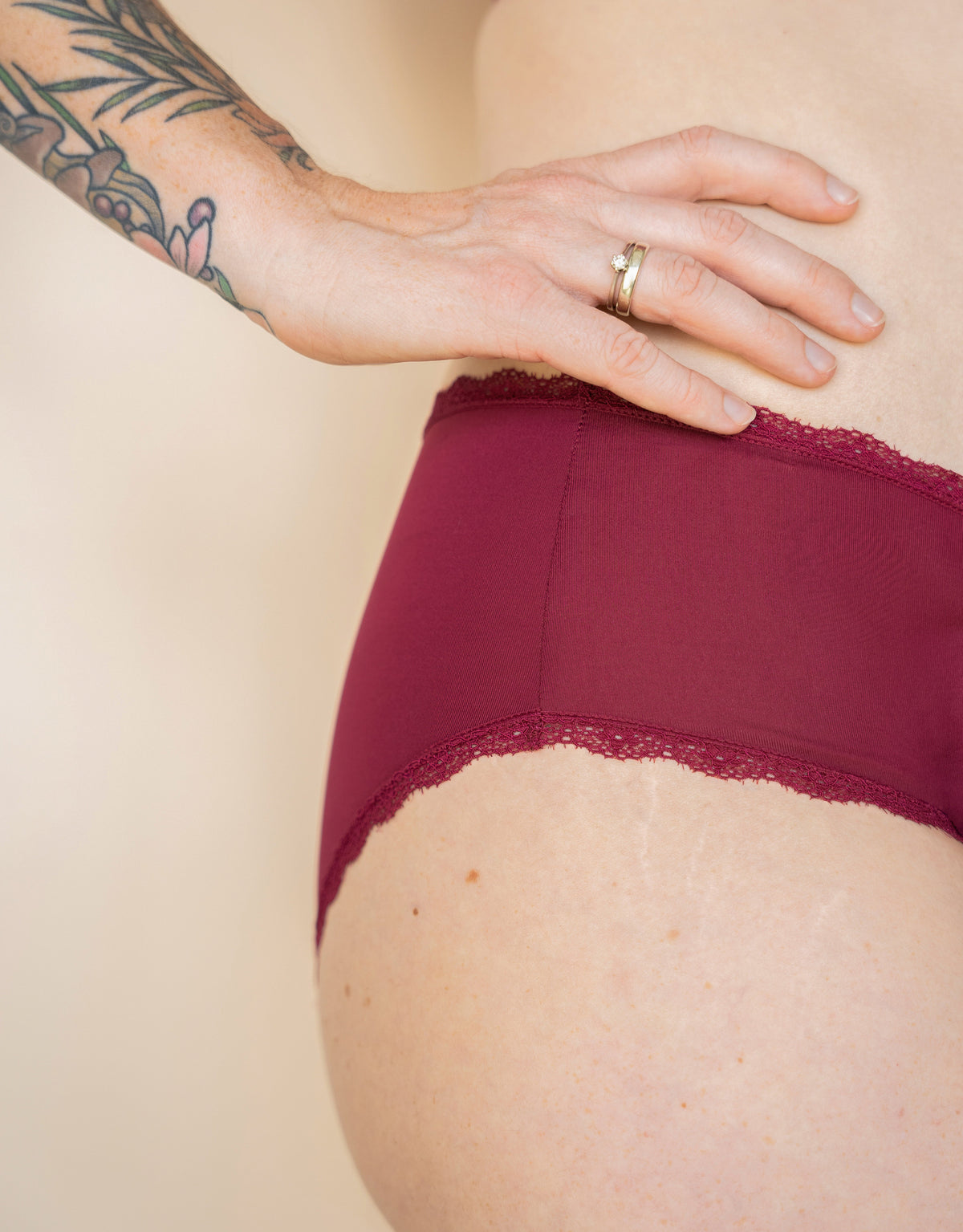 Panty Basic Bordeaux