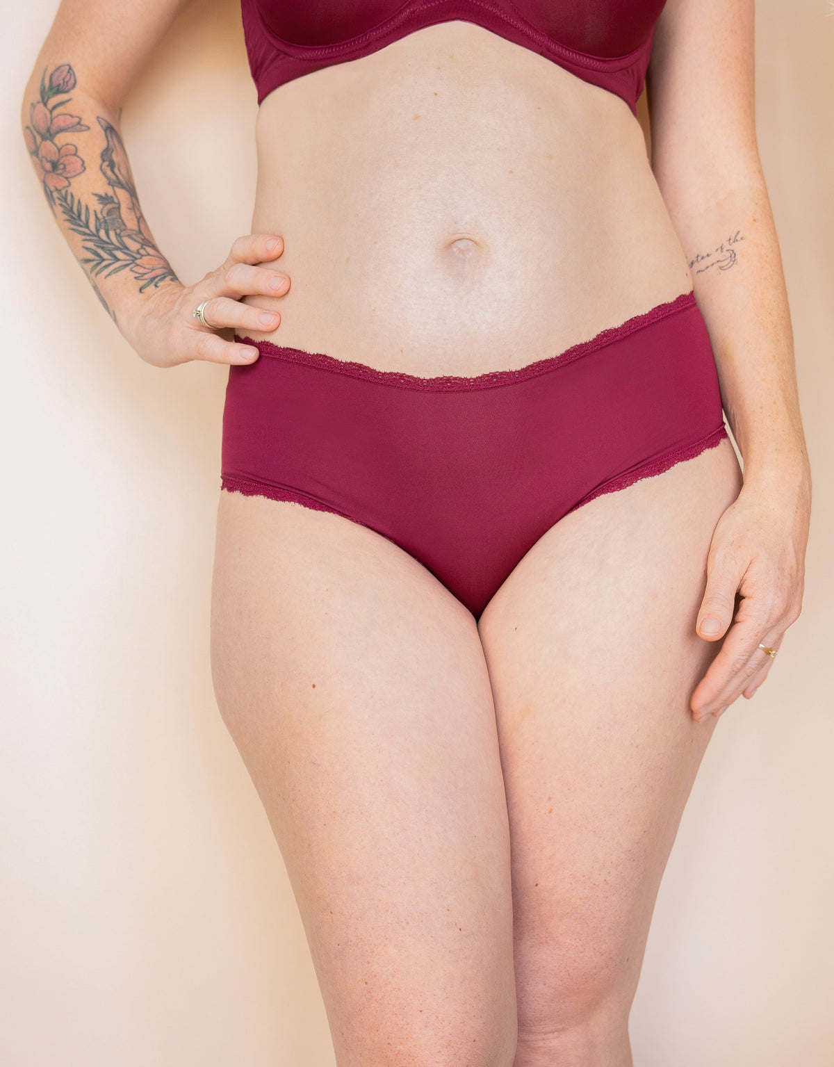 Panty Basic Bordeaux