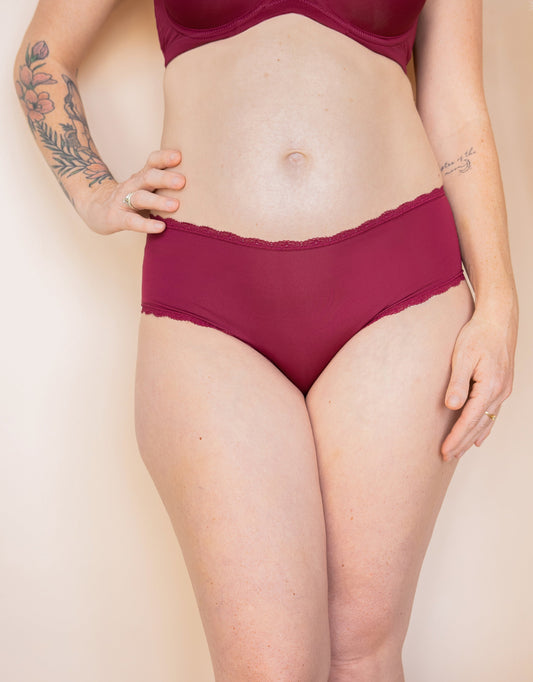Panty Basic Bordeaux