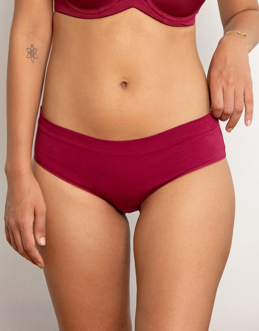 Panty Cotton Basic Bordeaux