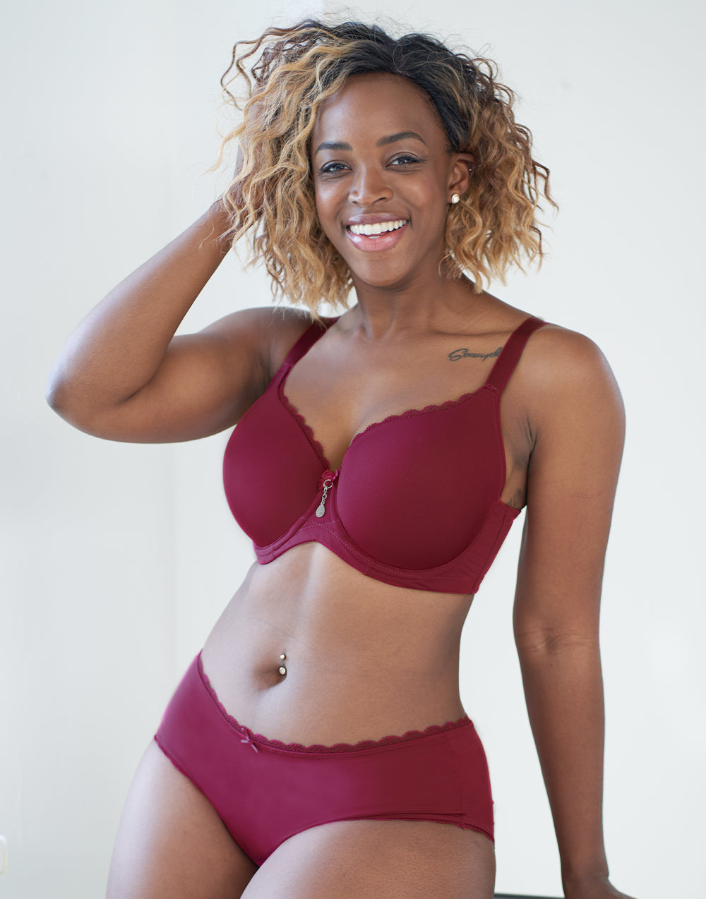 Panty Pure Basic Bordeaux