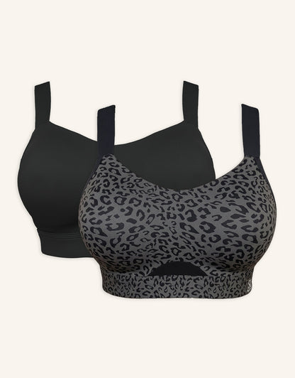 Sport-BH-Set 2x Jive Black/Leo