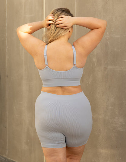 High-Waist-Shorts Freeda Iceblue