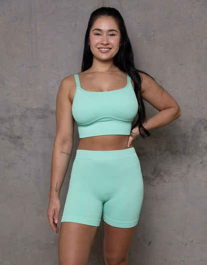 High-Waist-Shorts Freeda Mint