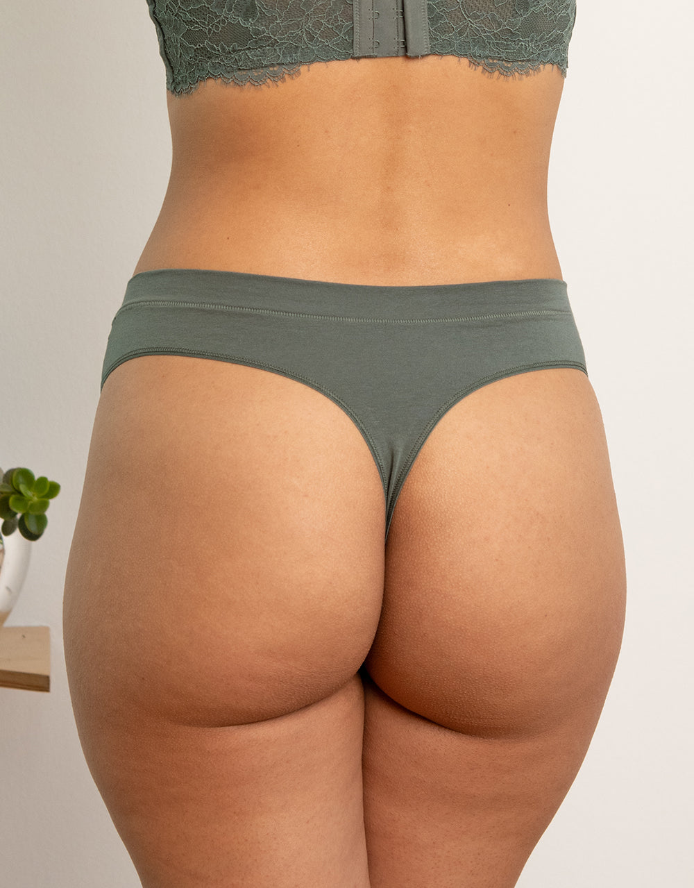 String Cotton Basic Olive