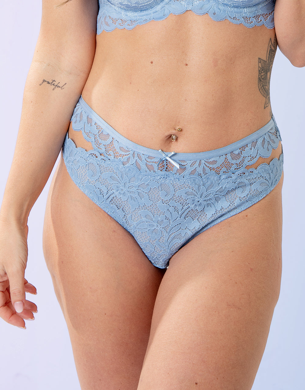 High-Panty/String-Set True Luna Ombré Sky