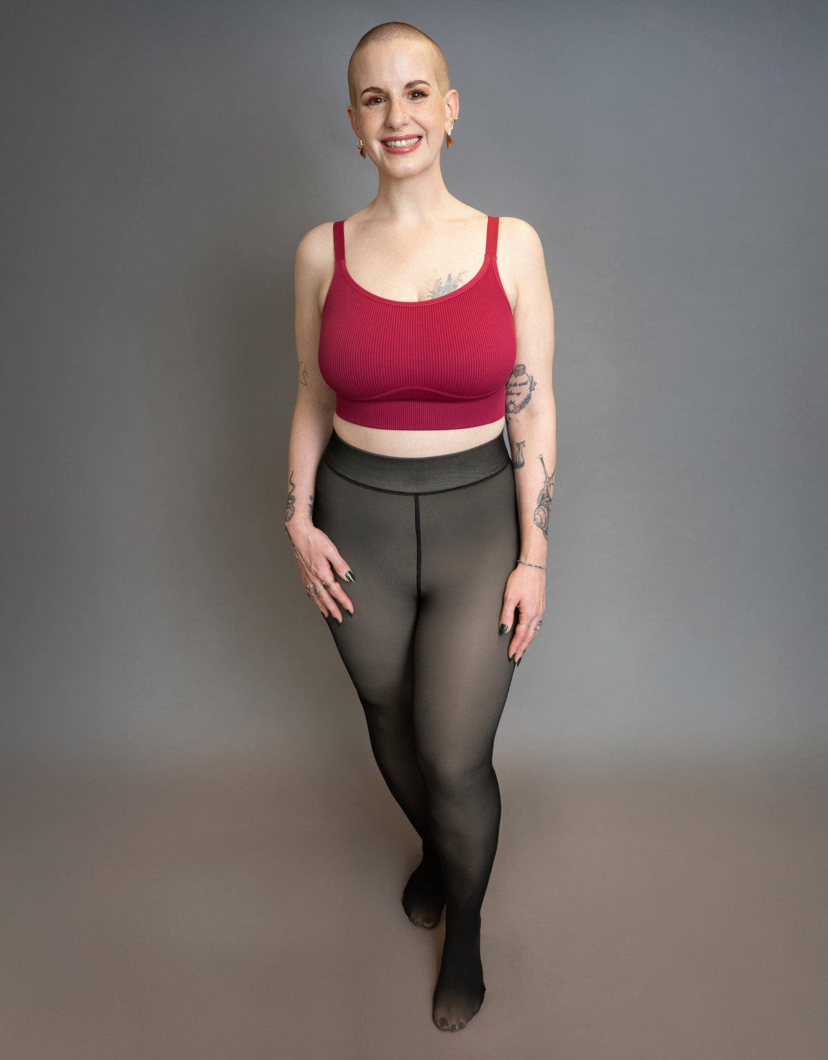 Strumpfhose GlowTights Black/Beige