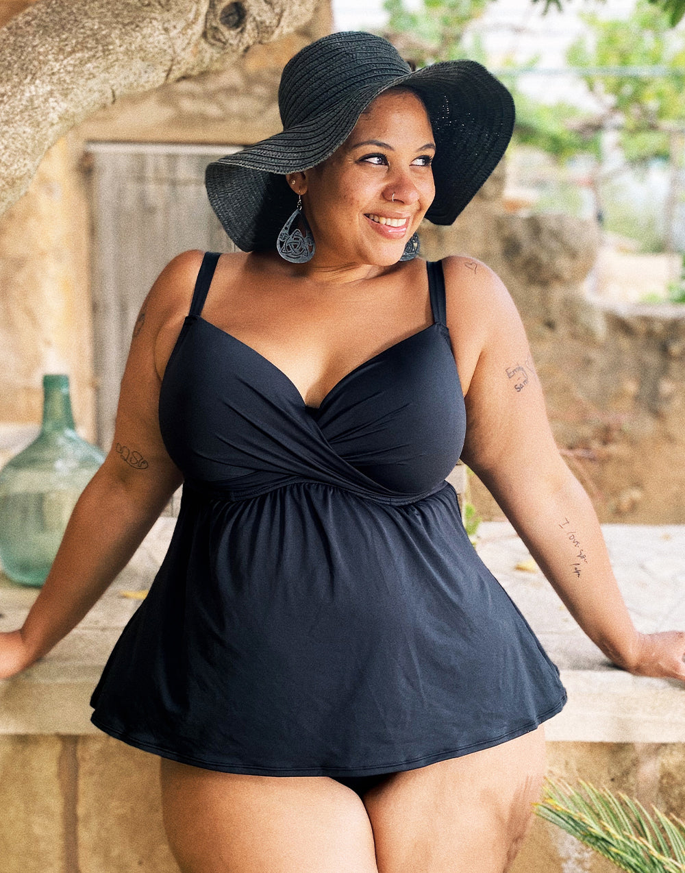 Tankini-Top Nizza Black
