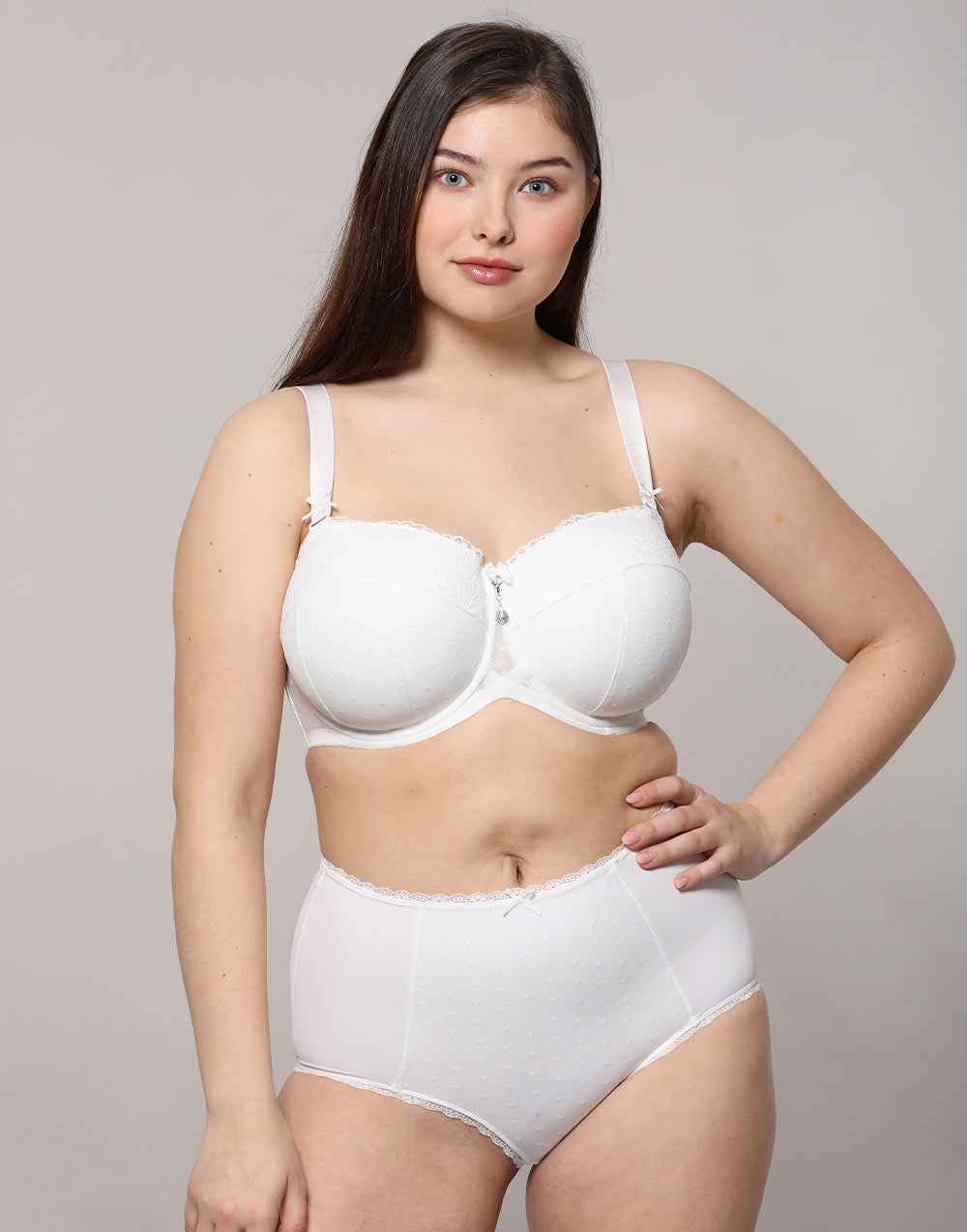 High-Waist-Panty Diamond Ivory