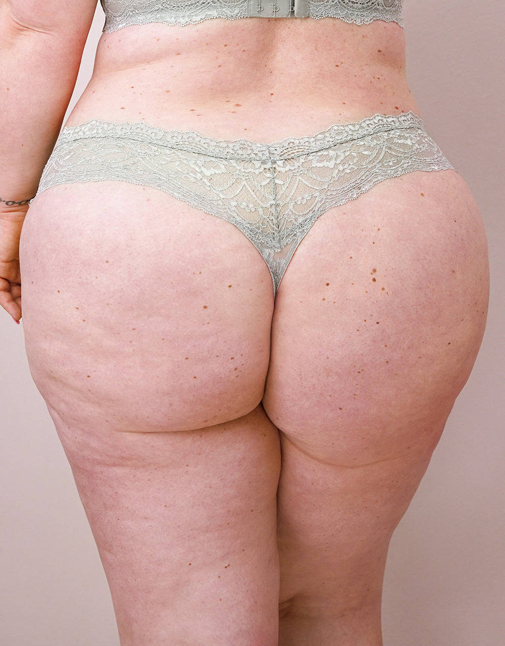 String Eliana Satin Sagegrey
